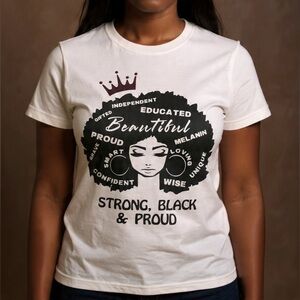 NWT Women’s Empowerment Graphic T-Shirt – White